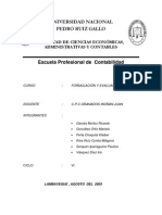 Formulación y Evaluación de Proyectos