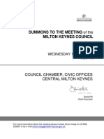 Milton Keynes Council Agenda July 2013