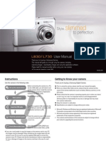 Samsung Camera L830 / L730 User Manual