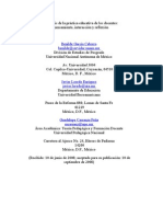 Análisis de la práctica educativa de los docentes