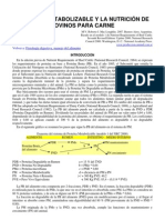 Proteina Metabolizable