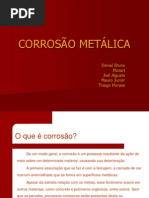 CORROSÃO METÁLICA