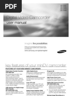 Download Samsung Camcorder SC-D381 User Manual by Samsung Camera SN15077270 doc pdf