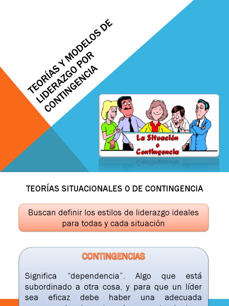 Teorías y modelos de Liderazgo por contingencia Liderazgo Liderazgo y tutoría