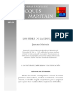 MARITAIN Fines Dela Educación PDF