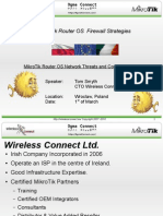 MikroTik Router OS Firewall Strategies