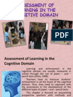 Assessment of Learning in The Cognitive Domain