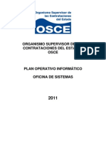 Plan Operativo Informatico 2011