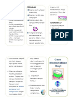 Leaflet Cara Memandikan Bayi