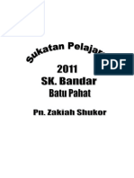 Mukadepan Sukatan Pelajaran SkBandar