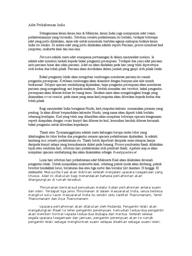 Perkahwinan India Pdf