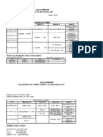 Calendario de Exames Finais e Avaliacións