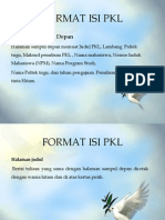 Format Isi PKL