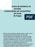 Fundamentos de Balistica en Heridas