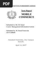 Download M Commerce MIS by M Faisal Panawala SN15083143 doc pdf