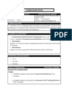 Curriculum Vitae: Personal Information Communication Address