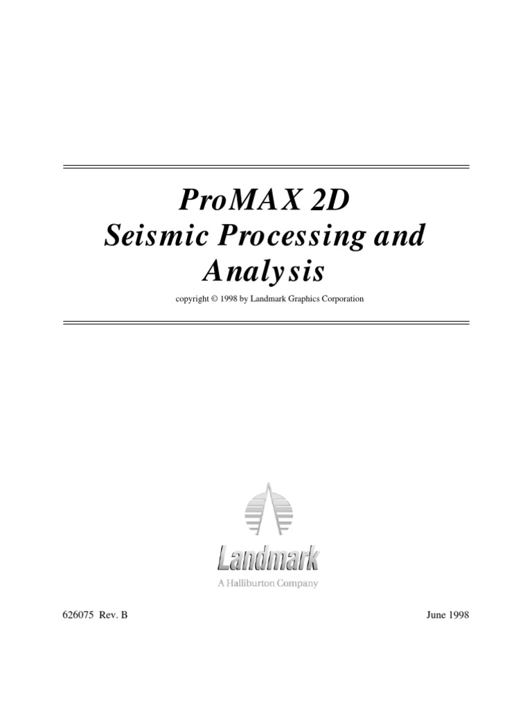 Promax 2D Seismic Processing & Analysis | PDF | Spreadsheet ...