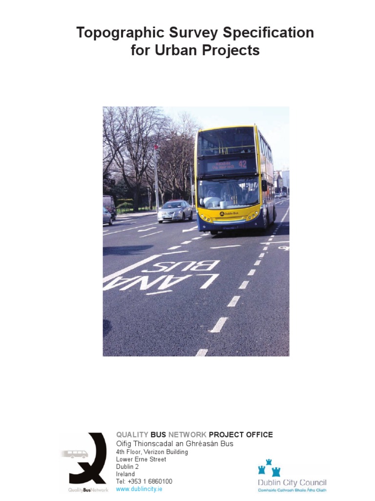 QBNPO Topographic Survey Specification For Urban Projects April 2009 ...