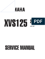 Yamaha XVS 125 '00 - Service Manual