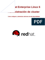 Red Hat Enterprise Linux 6 Cluster Administration Es ES