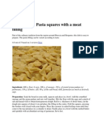Casonsei: Pasta Squares With A Meat Filling: Print