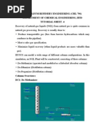 Petroleum Refinery Engineering (CHL 794) Department of Chemical Engineering, Iitd Tutorial Sheet - 4