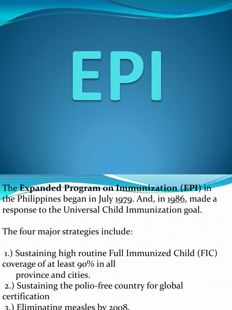 PPT Epi | PDF | Vaccines | Pharmaceutical Sciences