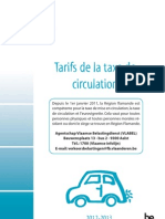 Taxes de Circulation 2012-2013