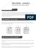 12 Bar Blues Riff and Chords