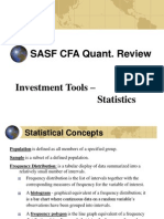 Cfa Quant Review - Statistics(1)