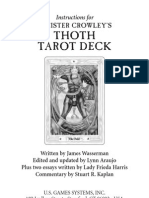 Aleister Crowley Thoth Tarot Booklet