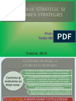 Cap 8 CONTROLUL STRATEGIC È' I EVALUAREA STRATEGIEI