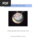 Birthday Cake Paper Craft Instructions | PDF
