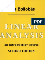 Bollobas, Bela-Linear Analysis