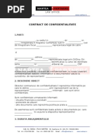 Model Contract de Confidentialitate Csds