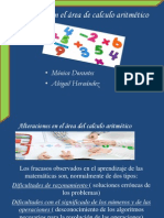 Alteraciones en El Área Del Calculo Aritmético2