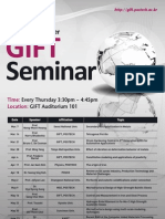 2013-1st Semester GIFT Seminar