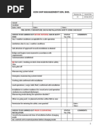 500 MTR Zone Checklist - IsMSB