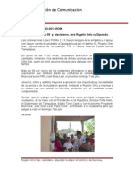 29-06-2013 Boletín 040 Colonias del distrito 05 ya decidieron, será Rogelio Ortiz su Diputado