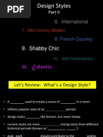 Design Styles Part 2