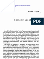 Roger Sanjek (1990) The Secret Life of Fieldnotes