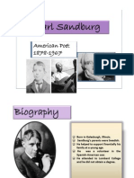 Carl Sandburg: American Poet 1878-1967