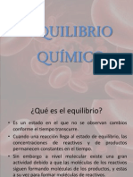 EQUILIBRIO QUÍMICO presentacion