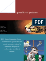 Análisis de portafolio de productos