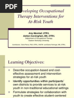 Aligning CPD with RCOT Framework | PDF | Occupational Therapy | Goal ...
