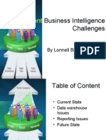 Business Intelligence Challenges 2009