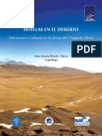 Huellas en El Desierto - Patrimonio Cultural en La Zona Del Proyecto ALMA