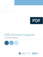 CSR of German Companies in Latin America