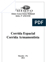 Corrida Espacial e Armamentista