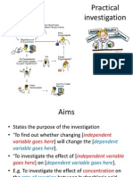 Practical Investigation